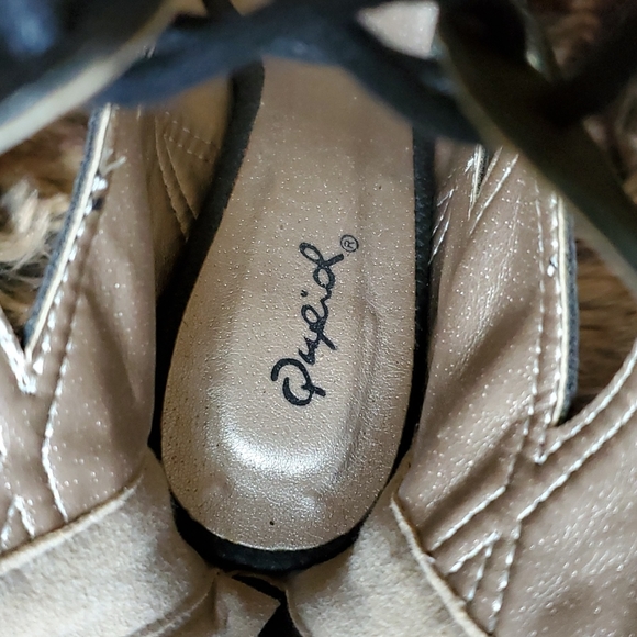 Qupid gladiator criss cross stiletto - Picture 3 of 6